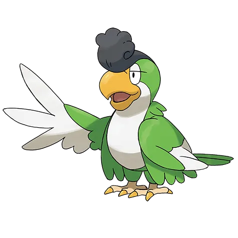 Squawkabilly Green Plumage